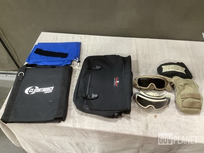 (32) Pairs of Goggles, (10) Briefcases, (2) Textile Bags & Assorted Items