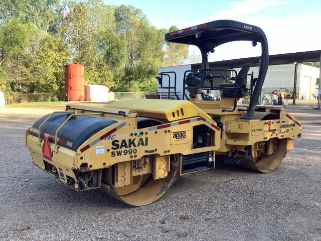 2008 Sakai SW990 Double Drum Roller 2008 Sakai SW990 Double Drum Roller