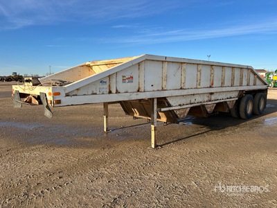 1985 Decap T/A Belly Dump Trailer