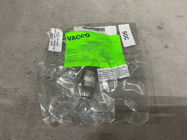 (2) Vacco F3C10326-018 Fluid Filter Elements (2) Vacco F3C10326-018 Fluid Filter Elements
