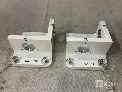 (6) General Dynamics 502563-03 Mounting Brackets