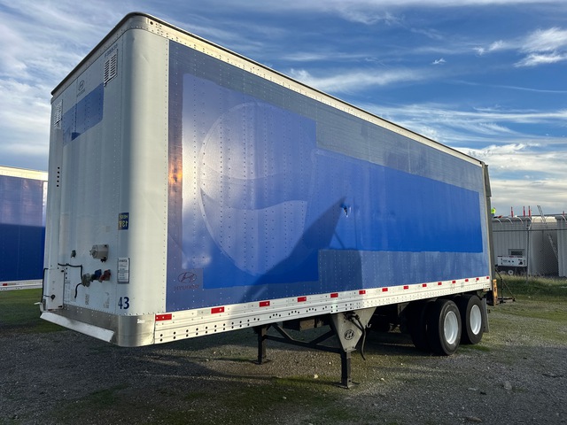 2008 Hyundai 48 ft Sliding T/A Van Trailer