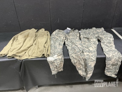 (9) Cold Weather Shirts, (35) Pairs of Cold Weather Trousers & Assorted Items