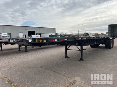 2001 Lufkin 80000 lb 45 ft T/A Flatbed Trailer
