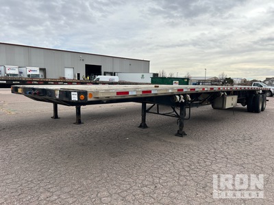 2007 Lufkin 80000 lb 48 ft T/A Flatbed Trailer