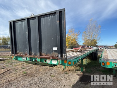2006 Lufkin 40 ft T/A Flatbed Trailer