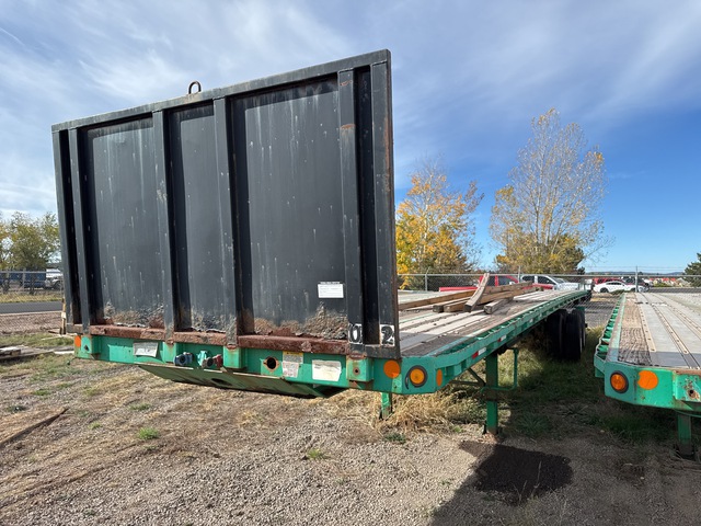 2006 Lufkin 40 ft T/A Flatbed Trailer