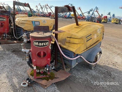 2016 Atlas Copco XAS 185 185 m3/min Mobile W/Sandblaster Compresor de aire (Inoperable)