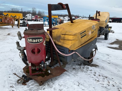 2016 Atlas Copco XAS 185 185 m3/min Mobile W/Sandblaster Luftkompressor (Inoperable)