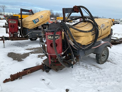 2016 Atlas Copco XAS 185 185 m3/min Mobile W/Sandblaster Luftkompressor (Inoperable)
