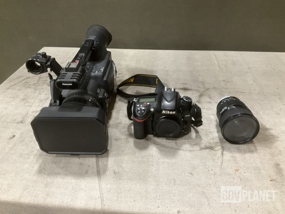 (1) Video Camera, (1) Digital Camera & Assorted Items