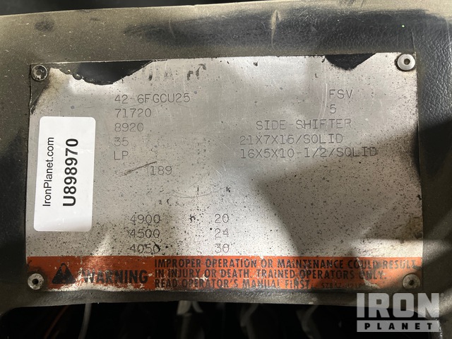 MONTACARGAS 1998 TOYOTA 426FGCU25