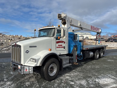 Manitex C2892 28 ton Straight Boom on 2013 Kenworth T800 6x4 Boom Truck