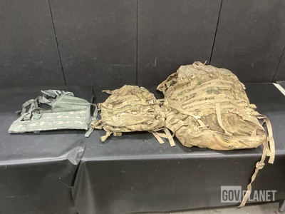 (35) Fighting Load Carriers, (4) Large Field Pack Sets & Assorted Items
