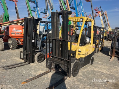 2014 Hyster H50CT 4350 lb Pneumatic Tire رافعة شوكية