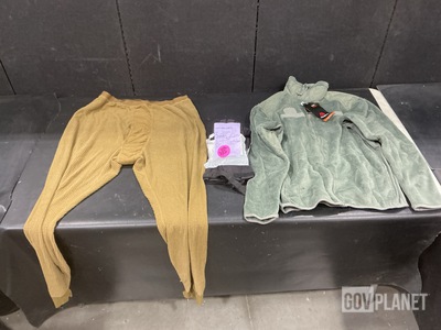 (40) Pairs of Cold Weather Drawers, (14) Cold Weather Jackets & Assorted Items