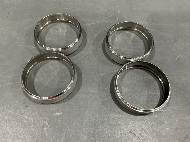 (4) GE 5066T79P01 Aircraft Compressor Rotor Spacers