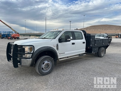 2019 Ford F-550 XL 4x4 Crew Cab Flatbed Truck
