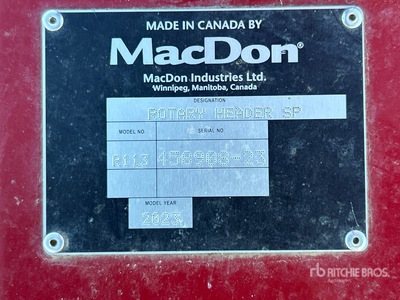 2023 MacDon R113 Rotary Header
