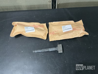 (3) General Dynamics 198F237 Spur Gear Shafts