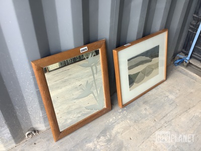 Toni Onley Water Color and Mirror