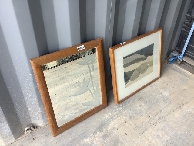 Toni Onley Water Color and Mirror