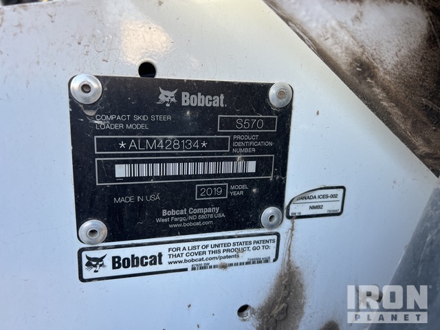 MINI CARGADOR SOBRE RUEDAS 2019 BOBCAT LOADER