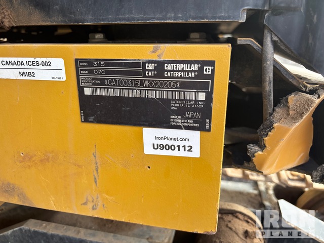 EXCAVADORA 2022 CATERPILLAR 315