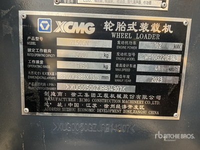 2018 XCMG ZL50GN Wheel Loader