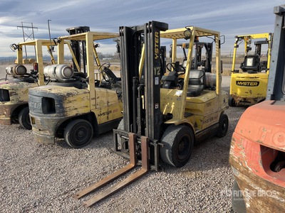 1999 Hyster H50XM 4800 lb Pneumatic Tire Forklift (Inoperable)