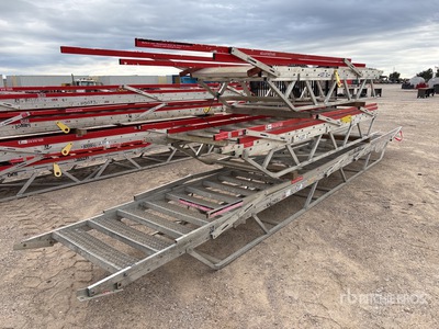 Quantity of (3) 2021 Safesmart 15AS2436-OT Adjustable Stairs Ladder