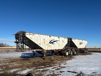 2008 Lode King Tri/A Super B-Train Lead Grain Trailer