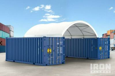 Gold Mountain Container Shelter C2020-420g PVC Container Shelter (Unused)