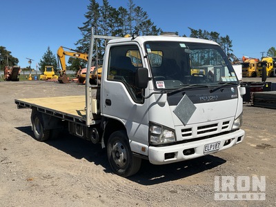2008 Isuzu NPR 250M 4x2 Flatbed Truck