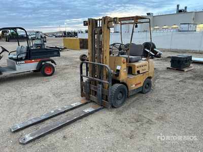 1970 Nissan 2675 kg Pneumatic Tire Forklift