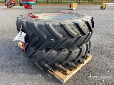 Quantity of (2) Alliance Agriflex 520/85R42 Räder