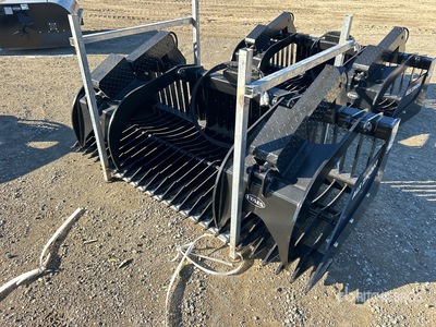 2025 LYALS ALSZMQO3 84 in Skeleton Skid Steer Grapple Bucket (Unused)