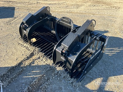 2025 LYALS ALSZMQO3 84 in Skeleton Skid Steer Grapple Bucket (Unused)