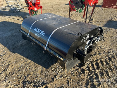 2025 LYALS ALSS-B-72 72 in Skid Steer Sweeper (Unused)