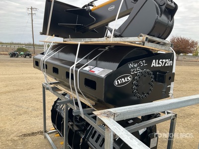2025 LYALS ALSSR-72 72 in Skid Steer Vibratory Roller (Unused)