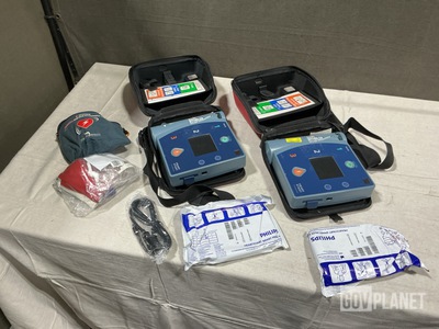(2) Philips HeartStart Automated External Defibrillators