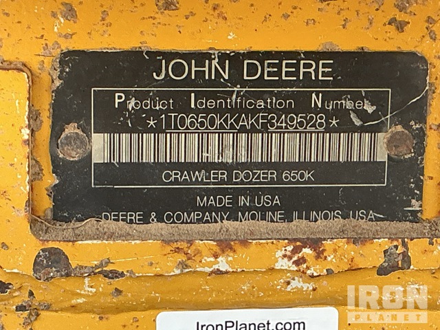 TOPADOR FRONTAL 2019 JOHN DEERE 650KLGP