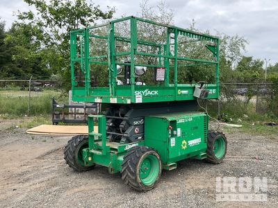 2017 Skyjack SJ6832 RT 4x4 Diesel Scissor Lift