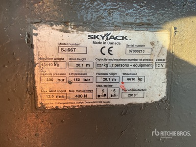 2010 Skyjack SJ66T Telescopische hoogwerker
