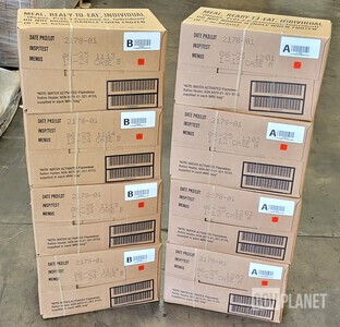 Quantity of (8) Cases - Military MRE