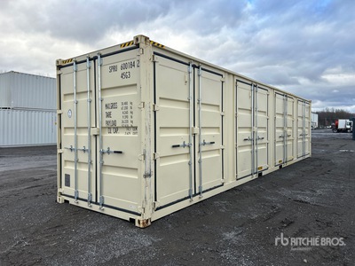 2024 40 ft High Cube Multi-Door Storage Container