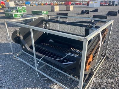 2024 Rhino-Cross Skid Steer Screening Bucket Hydraulic Stone Sieve (Unused)