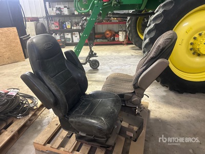 Quantity of (2) Peterbilt Truck Chairs