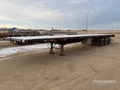 2007 Thruway Tri/A 53 ft Extendable Flatbed Trailer