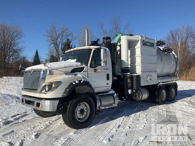 Guzzler on 2012 International 7600 6x4 Vacuum Tanker Truck